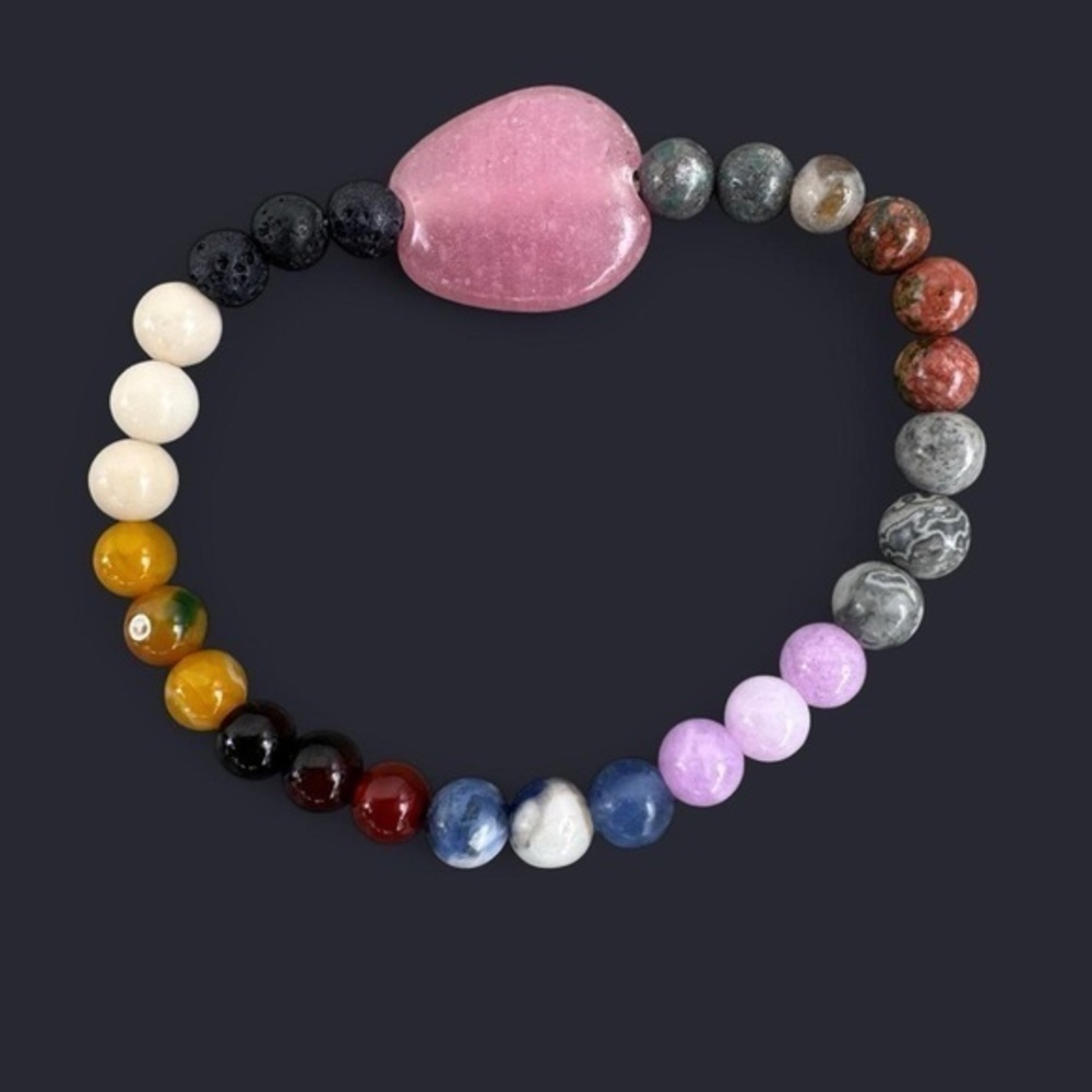 Mixed Bead Bracelet 6mm